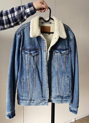 Джинсова куртка тепла, levi’s 6