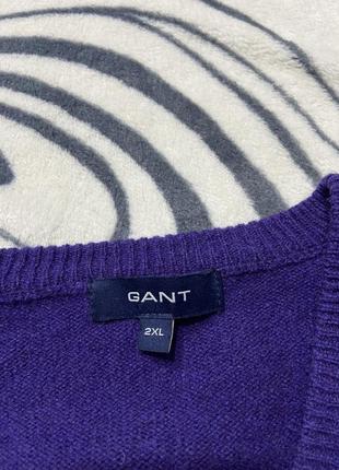 Шерстяной свитер gant4 фото