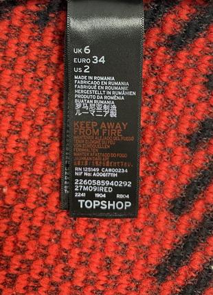 Теплая шерстяная юбка topshop8 фото