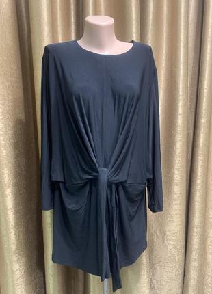 Блузка evans чорна великий розмір 20/3xl-4xl