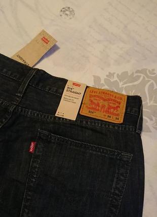 Брендовые фирменные джинсы levi's 514 waterless,оригинал из сша,новые с бирками, размер 34/34.5 фото
