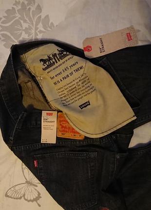 Брендовые фирменные джинсы levi's 514 waterless,оригинал из сша,новые с бирками, размер 34/34.7 фото