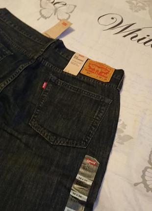 Брендові фірмові джинси levi's 514 waterless,оригінал із сша,нові з бірками, розмір 34/34.4 фото