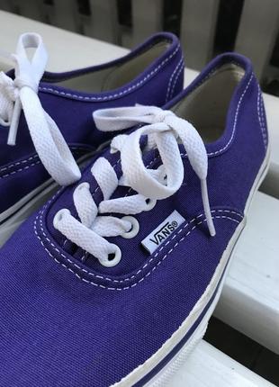 Фиолетовые спортивные кеды,оригинал vans
