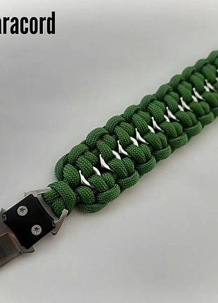 Браслет механік з гайками і застібкою ніж колір під замовлення і розмір + брелок в подарунок для виживання