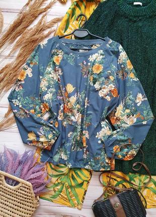 Цветочный свитшот кофта свитер