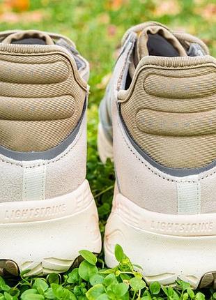 Adidas niteball white olive, кросівки чоловічі адідас осінь-весна, кроссовки адидас мужские6 фото