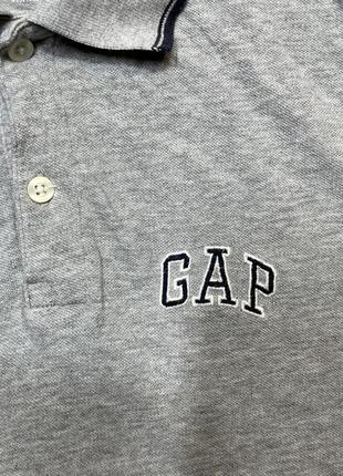 Gap оригинал базовая поло футболка серая большого размера l xxl6 фото