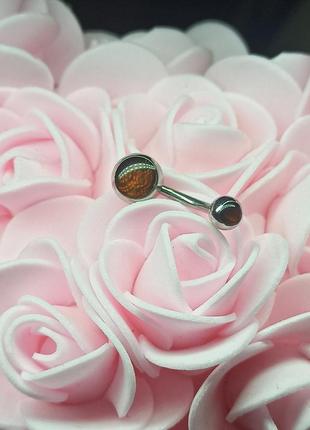 Пирсинг банан в пупок