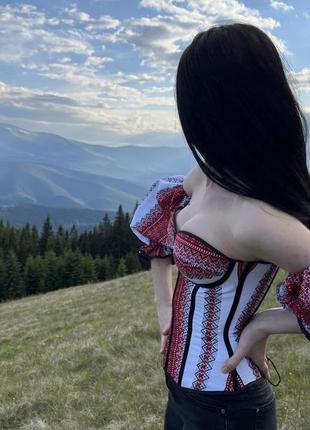 Корсет в українському стилі 🇺🇦, з вишивкою
