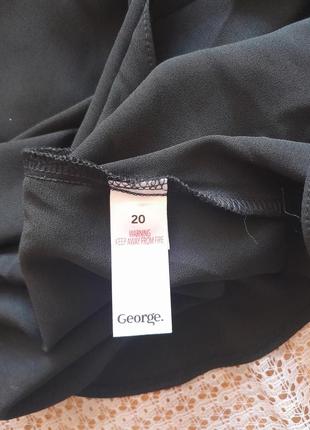 Легка чорна блуза трансформер з блискавкою george9 фото