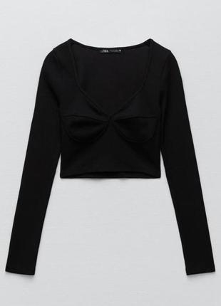 Топ з довгим рукавом