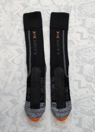 Носки високі x-socks trekking air step черно-серые eu 39-402 фото