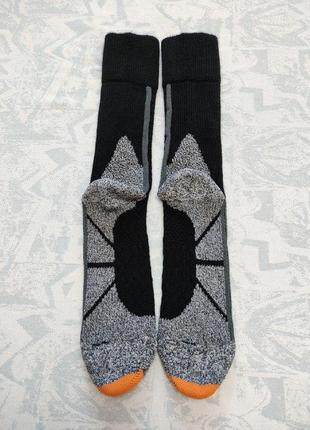 Носки високі x-socks trekking air step черно-серые eu 39-403 фото