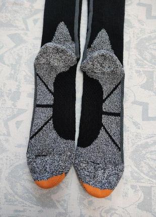 Носки високі x-socks trekking air step черно-серые eu 39-404 фото