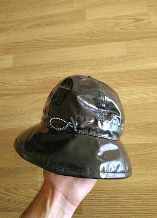 Мужская шляпа, панамка kangol black rain casual bucket2 фото