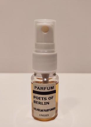 Духи парфюм poets of berlin от vilhelm parfumerie 🌱 объём 10мл3 фото