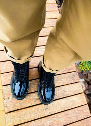 Зимові жіночі черевики dr. martens, женские зимние ботинки доктор мартинс4 фото