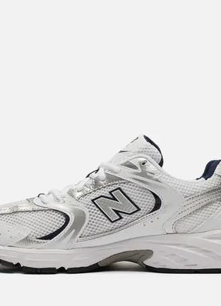 Кроссовки new balance 530 white silver navy - mr530sg5 фото