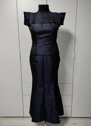 Вечірній костюм з юбкою спідницею франція3 фото