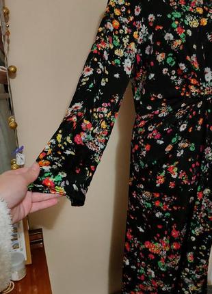 Плаття жіноче стильне квітковий принт3 фото