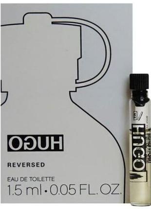 Туалетна вода для чоловіків hugo boss hugo reversed 1,5 ml (віалка)