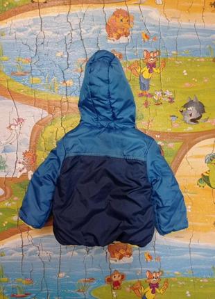 Курточка ergee осенняя синяя, рост 86 см4 фото
