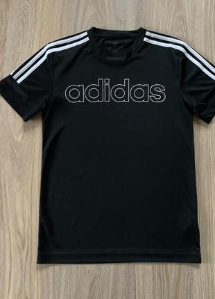 Мужская спортивная тренировочная футболка с принтом adidas climalite