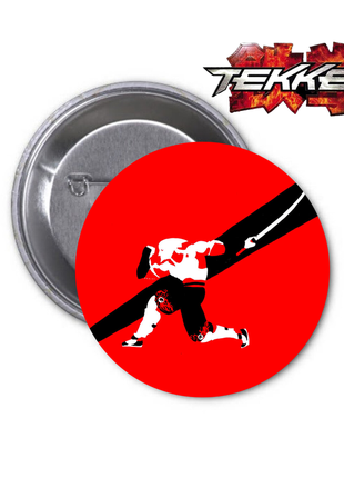 Значок badge game гра tekken залізний кулак