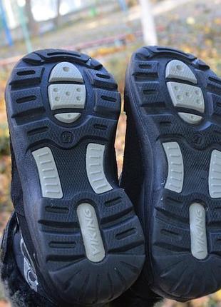 Зимние термоботинки viking с системой gore-tex р. 27 по стельке 17 cм8 фото