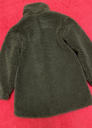 Шуба из эко меха teddy bear для девочки6 фото