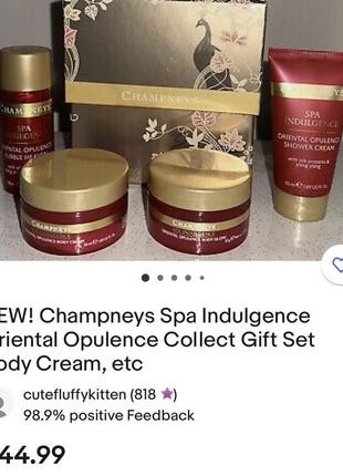 🇬🇧 champneys health spa люкс крем для душа spa indulgence oriental opulence пачули, протеины шелка, иланг иланг7 фото