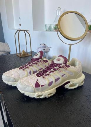 Чоловічі кросівки nike air max terrascape plus tan burgundy / smb4 фото