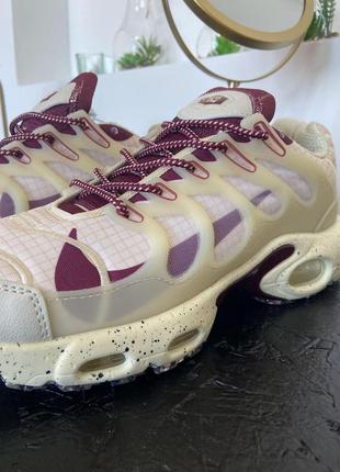 Чоловічі кросівки nike air max terrascape plus tan burgundy / smb6 фото