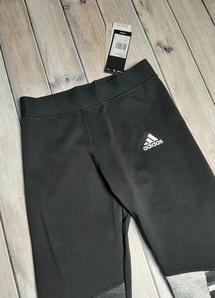 Оригинальные детские укороченные лосины adidas cd89284 фото