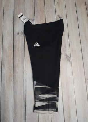 Оригинальные детские укороченные лосины adidas cd89286 фото