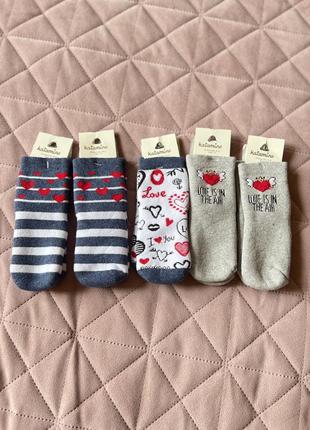 Шкарпетки, носочки махрові на 1-2 роки
