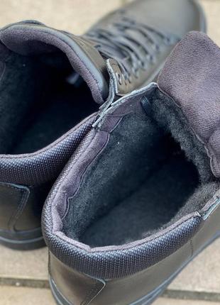 Люксові шкіряні зимові теплі черевики 
ecco3 фото