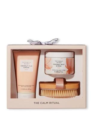 Подарунковий набір victoria's secret the relax ritual coconut milk & rose