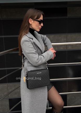 Cумка michael kors jet set black logo оригінал
