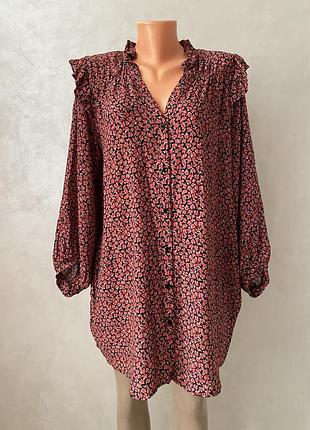 Сорочка сукня від zara/зручна стильна сорочка