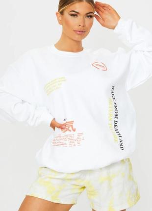 Стильний  світшот з принтом