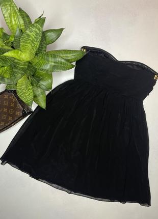 Чёрное платье gina tricot3 фото