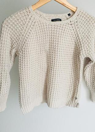 Світер светр кофта вовна беж з рукавами
