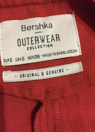 Оранжевый стильный жакет bershka s пиджак /кофта3 фото