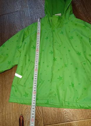 Куртка дощовик на флісі 104 см3 фото