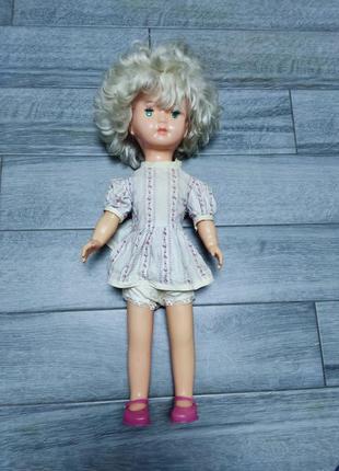Старая советская паричковая кукла ссср большая 65 см8 фото