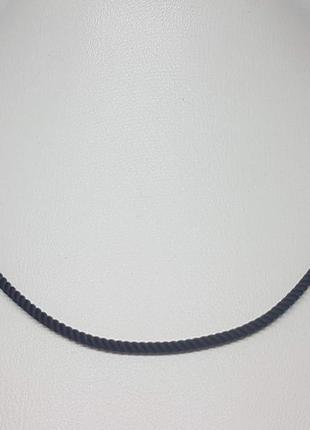 Ювелірний шнурок з текстилю з золотими вставками. артикул 950058м