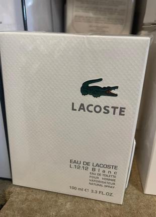 Lacoste eau de l.12.12 blanc 100 мл