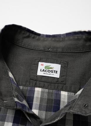 Lacoste regular fit shirt чоловіча сорочка3 фото